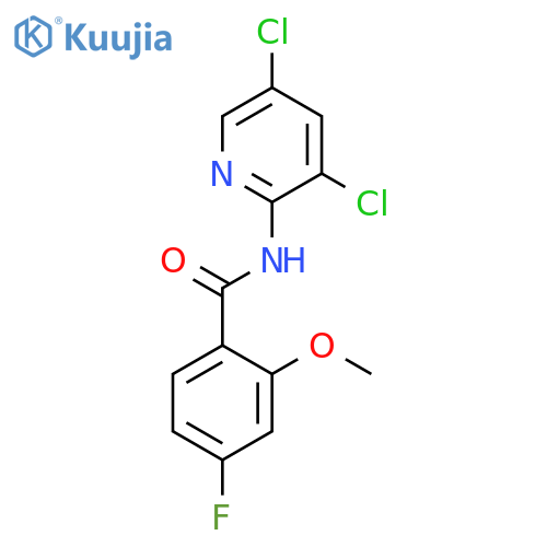 Benzamide, N-(3,5-dichloro-2-pyridinyl)-4-fluoro-2-methoxy- structure