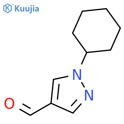 1-CYCLOHEXYL-1H-PYRAZOLE-4-CARBALDEHYDE structure