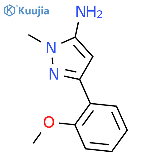 3-(2-Methoxyphenyl)-1-methyl-1H-pyrazol-5-amine structure