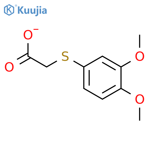 2-(3,4-Dimethoxyphenylthio)acetic acid structure