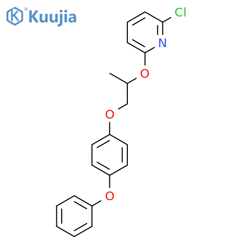 Pyridine, 2-chloro-6-[1-methyl-2-(4-phenoxyphenoxy)ethoxy]- structure