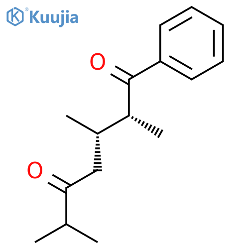 1,5-Heptanedione, 2,3,6-trimethyl-1-phenyl-, (R*,S*)- structure