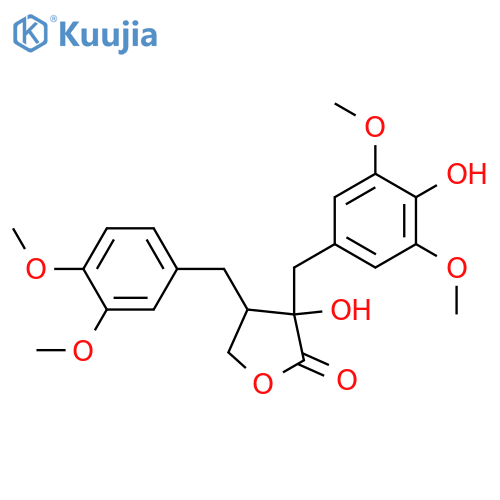 3,3',4,4',5,8-Hexahydroxy-8,8'-lignan-9,9'-olide; (8S,8'S)-form, 3,3',4',5-Tetra-Me ether structure