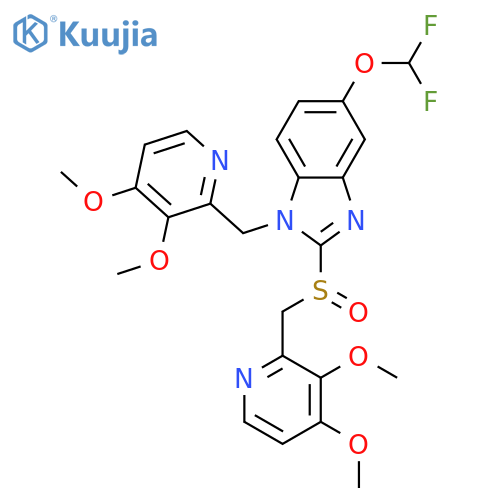 N-(3,4-Dimethoxy-2-pyridinyl)methyl Pantoprazole(Mixture of 1 and 3 isomers) structure