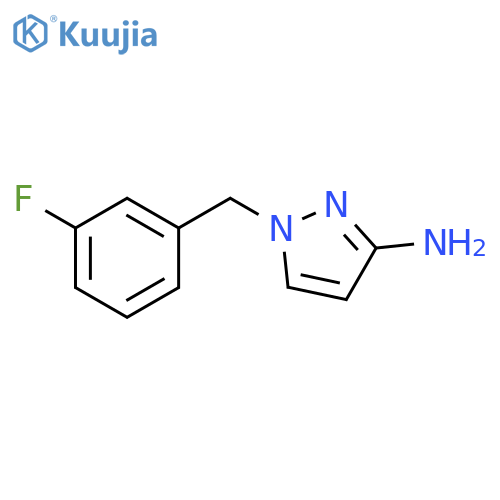 1-(3-Fluorobenzyl)-1H-pyrazol-3-amine structure
