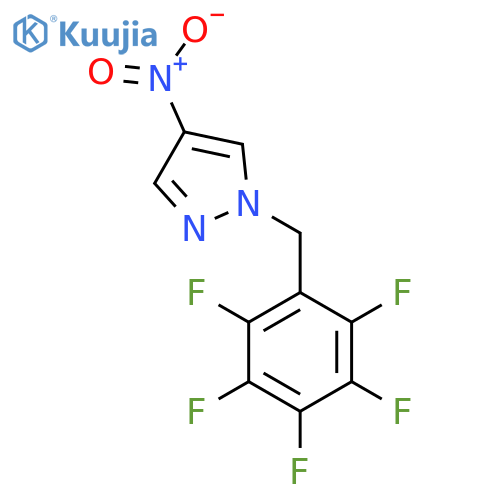 4-nitro-1-(pentafluorophenyl)methyl-1H-pyrazole structure