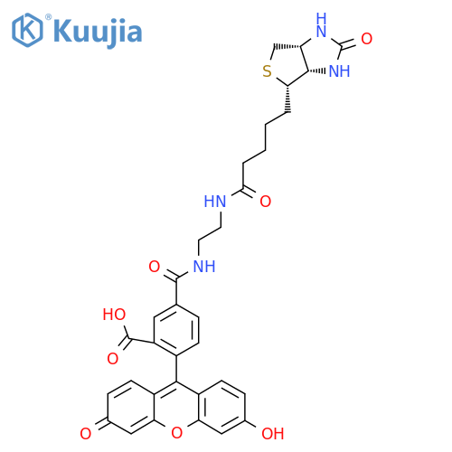 BIOTIN (5-FLUORESCEIN) CONJUGATE structure