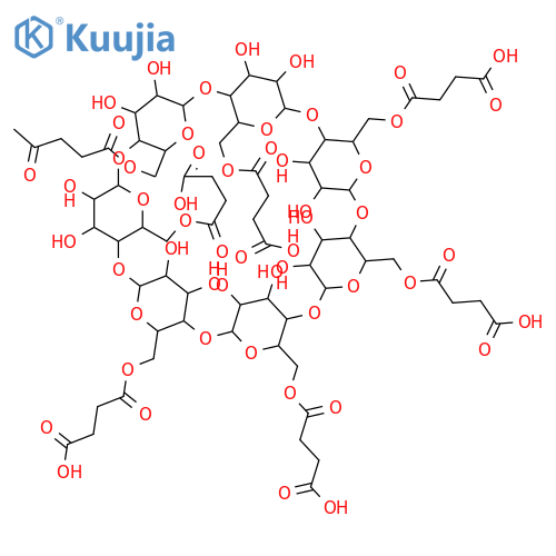 Succinyl-β-cyclodextrin structure