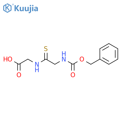 Glycine, N-[2-[[(phenylmethoxy)carbonyl]amino]-1-thioxoethyl]- structure