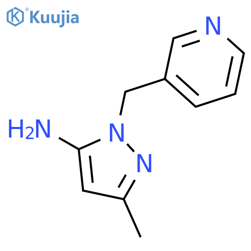 5-Methyl-2-pyridin-3-ylmethyl-2H-pyrazol-3-ylamine structure