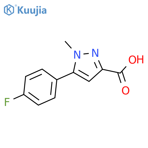 5-(4-fluorophenyl)-1-methyl-1H-pyrazole-3-carboxylic Acid structure