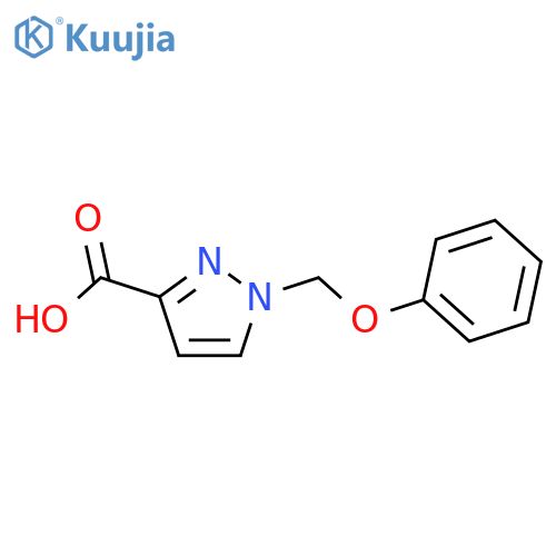 1-(phenoxymethyl)-1H-pyrazole-3-carboxylic acid structure