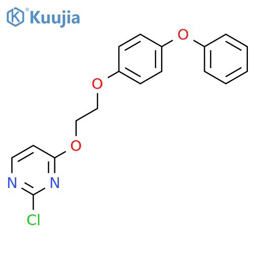 Pyrimidine, 2-chloro-4-[2-(4-phenoxyphenoxy)ethoxy]- structure