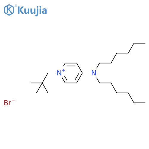 Pyridinium, 4-(dihexylamino)-1-(2,2-dimethylpropyl)-, bromide structure
