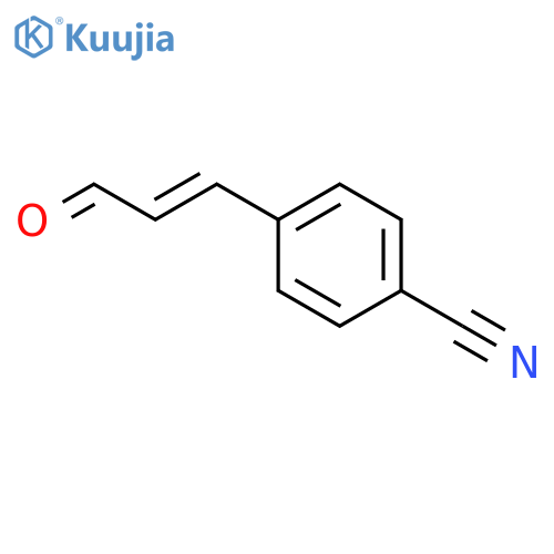 Benzonitrile, 4-[(1E)-3-oxo-1-propenyl]- structure