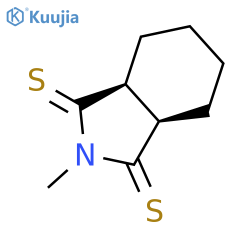 1H-Isoindole-1,3(2H)-dithione, hexahydro-2-methyl-, cis- structure