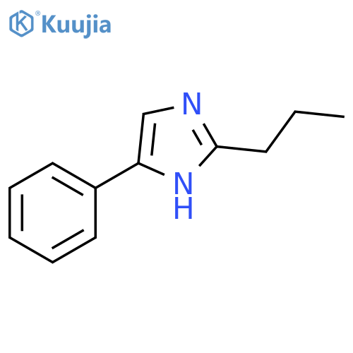 5-phenyl-2-propyl-1H-Imidazole structure