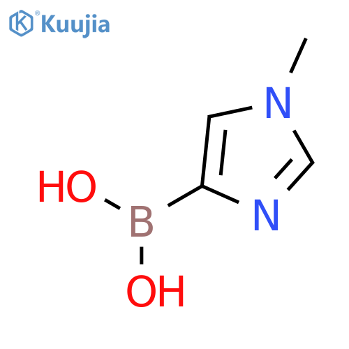 (1-methylimidazol-4-yl)boronic acid structure