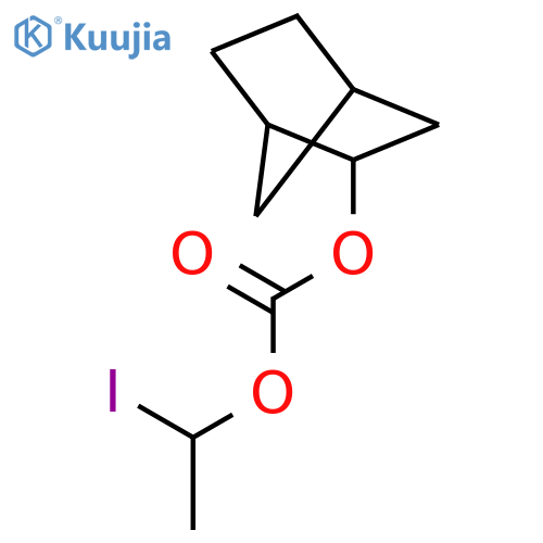 Carbonic acid, bicyclo[2.2.1]hept-2-yl 1-iodoethyl ester structure