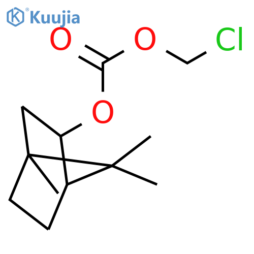 Carbonic acid, chloromethyl 4,7,7-trimethylbicyclo[2.2.1]hept-2-yl ester structure