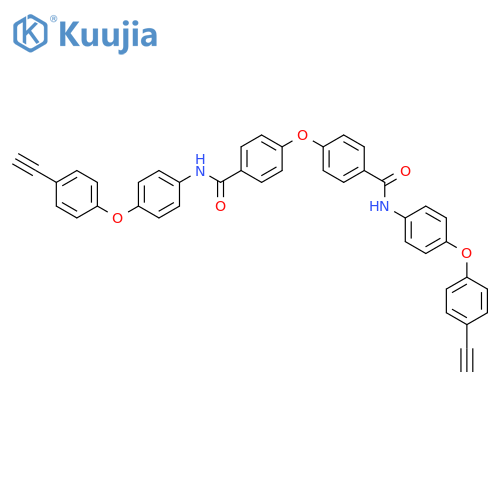Benzamide, 4,4'-oxybis[N-[4-(4-ethynylphenoxy)phenyl]- structure