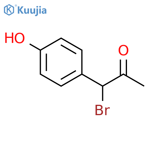 1-Bromo-1-(4-hydroxyphenyl)propan-2-one structure