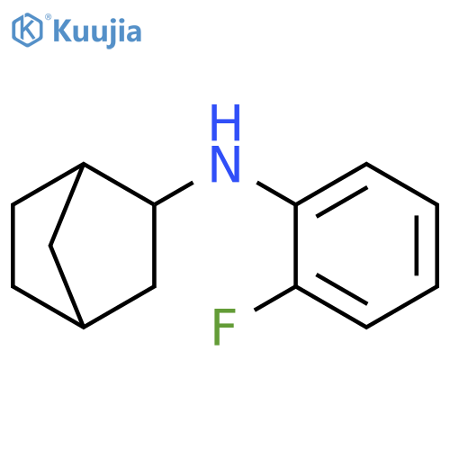 N-(2-fluorophenyl)bicyclo[2.2.1]heptan-2-amine structure