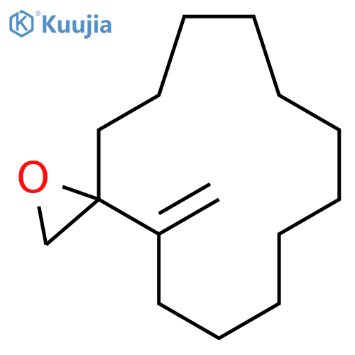 1-Oxaspiro[2.12]pentadecane, 4-methylene- structure