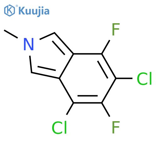 2H-Isoindole, 4,6-dichloro-5,7-difluoro-2-methyl- structure