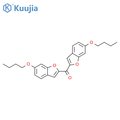 Methanone, bis(6-butoxy-2-benzofuranyl)- structure