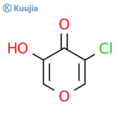 4H-Pyran-4-one, 3-chloro-5-hydroxy- structure