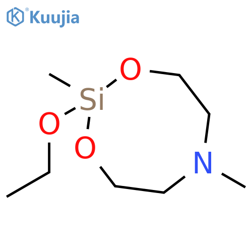 1,3-Dioxa-6-aza-2-silacyclooctane, 2-ethoxy-2,6-dimethyl- structure