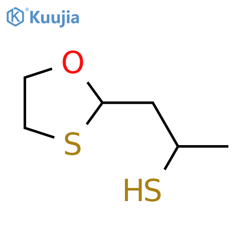 2-Methyl-1,3-oxathiolane-2-ethanethiol structure