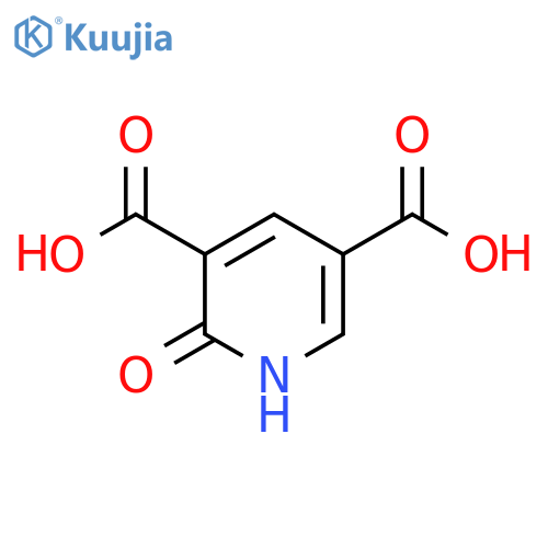 3,5-Pyridinedicarboxylic acid, 1,2-dihydro-2-oxo- structure