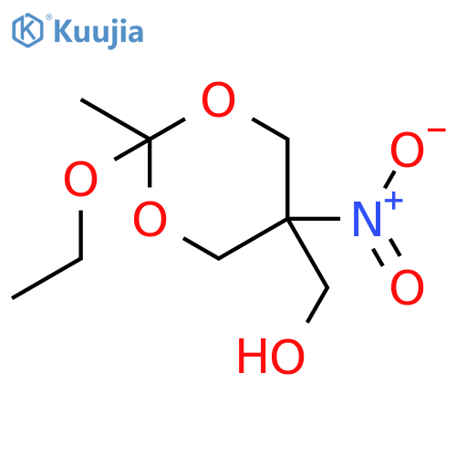 1,3-Dioxane-5-methanol, 2-ethoxy-2-methyl-5-nitro- structure