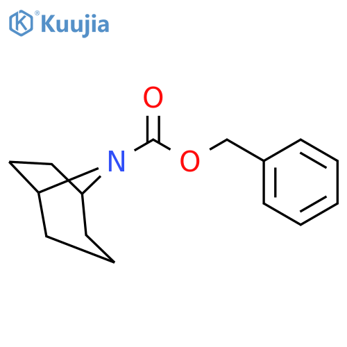 8-Azabicyclo[3.2.1]octane-8-carboxylic acid, phenylmethyl ester structure