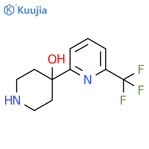 6-Trifluoromethyl-2',3',5',6'-tetrahydro-1'H-[2,4']bipyridinyl-4'-ol structure