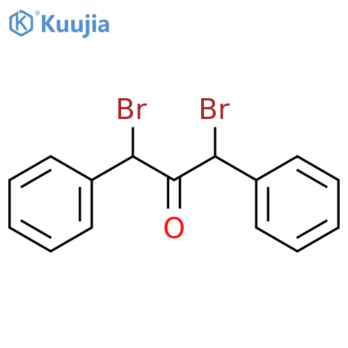 1,3-dibromo-1,3-diphenylpropan-2-one structure