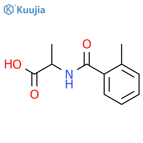 2-(2-methylphenyl)formamidopropanoic acid structure