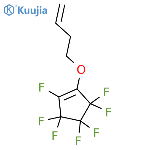 1-(3-Butenyloxy)-2,3,3,4,4,5,5-heptafluorocyclopentene structure