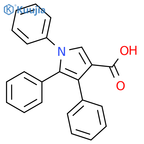 1H-Pyrrole-3-carboxylic acid, 1,4,5-triphenyl- structure