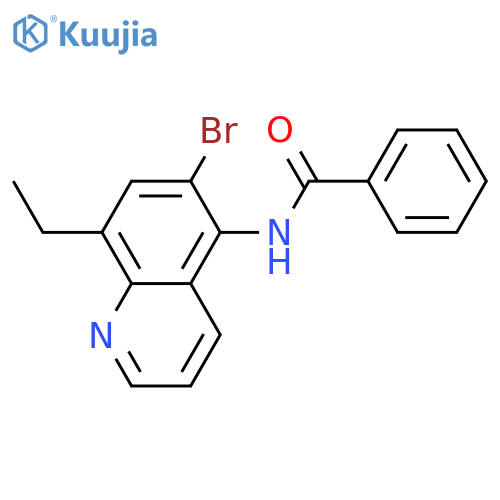 N-(6-Bromo-8-ethylquinolin-5-yl)benzamide structure