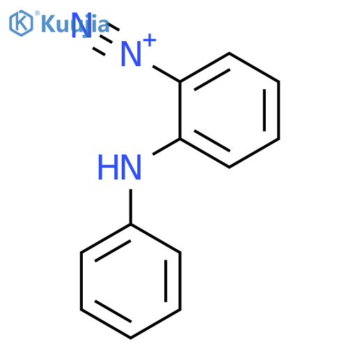 Benzenediazonium, (phenylamino)- structure