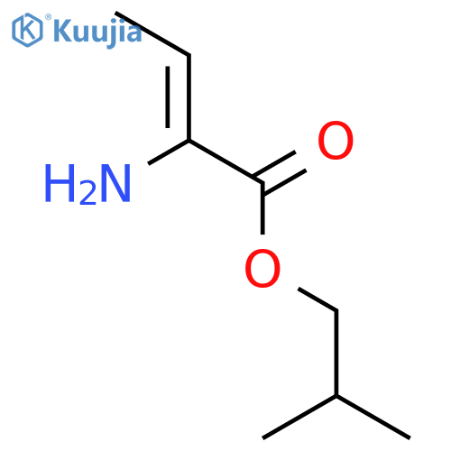 2-Butenoic acid, 2-amino-, 2-methylpropyl ester, (Z)- structure