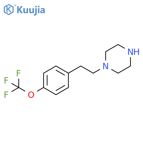 1-(4-(Trifluoromethoxy)phenethyl)piperazine 2HCl structure