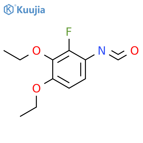 Benzene, 1,2-diethoxy-3-fluoro-4-isocyanato- structure