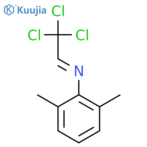 Benzenamine, 2,6-dimethyl-N-(2,2,2-trichloroethylidene)- structure