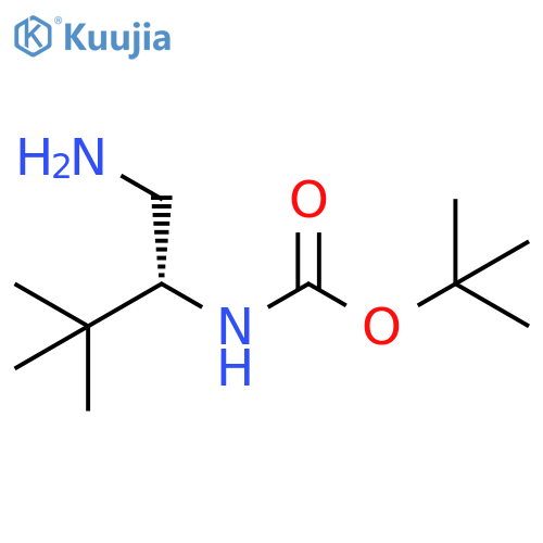 (R)-TERT-BUTYL 1-AMINO-3,3-DIMETHYLBUTAN-2-YLCARBAMATE structure