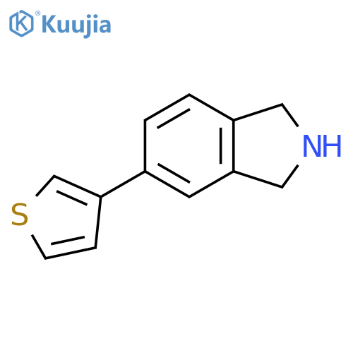 1H-Isoindole, 2,3-dihydro-5-(3-thienyl)- structure