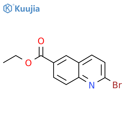Ethyl 2-bromoquinoline-6-carboxylate structure